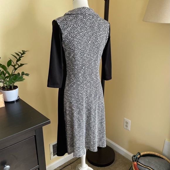 Cowl-neck Sweater Dress - Picture 4 of 6